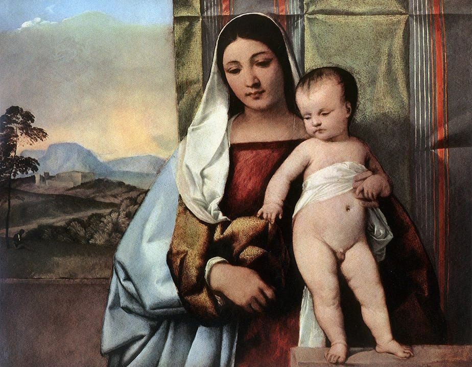 Titian Gipsy Madonna